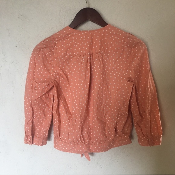 Madewell Wrap Top in Star Scatter - Picture 5 of 9